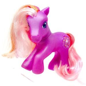 My Little Pony Twinkle Twirl G3 2004 MLP Vintage Purple Pink Sparkle Shimmer